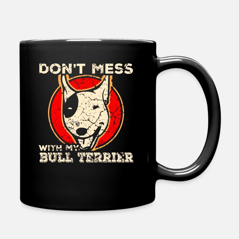 Bull Terrier - Full Colour Mug - black