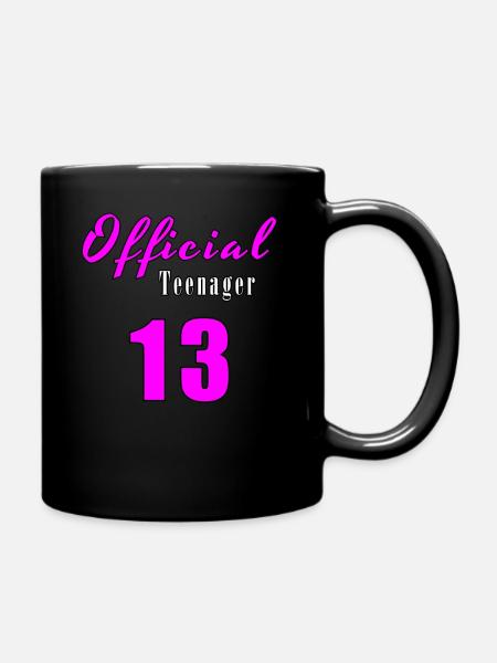 Officially Teenager - Full Colour Mug - black
