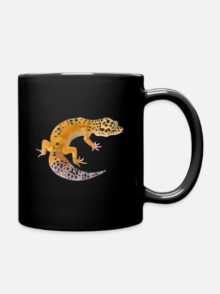 Gecko gift - Full Colour Mug - black