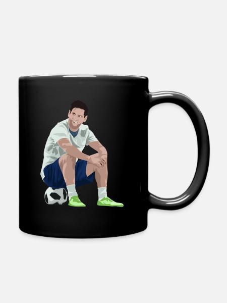 Ballon de foot - Mug uni - noir