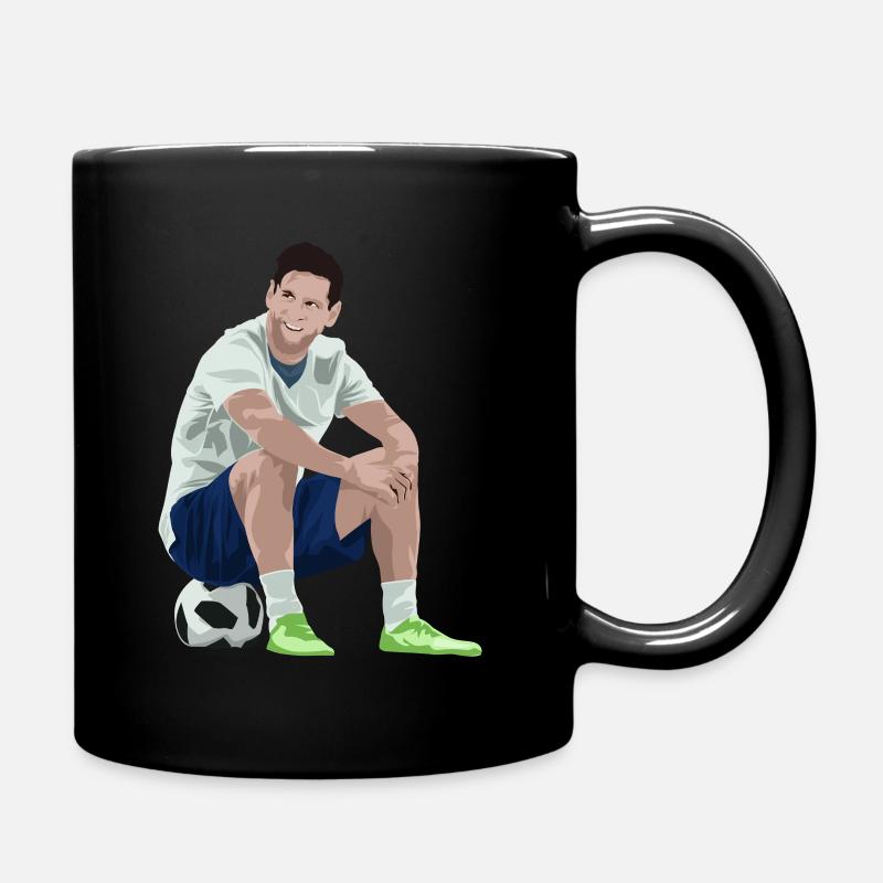 Ballon de foot - Mug uni - noir