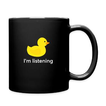 Programmierer Gummiente Debug - Tasse einfarbig - Schwarz - Rechts
