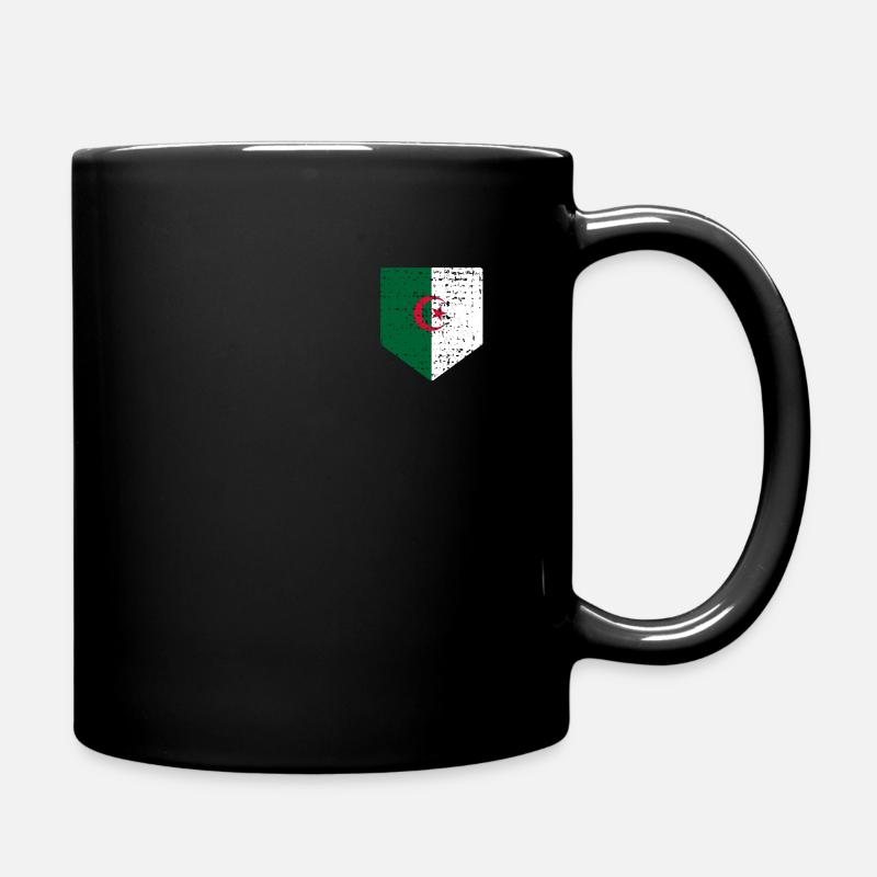 Algérie Drapeau - Mug uni - noir
