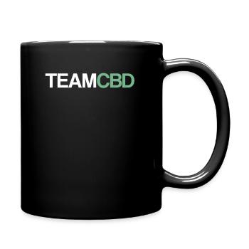 Team CBD | Cannabidiol Öl, CBD Öl - Tasse einfarbig - Schwarz - Rechts