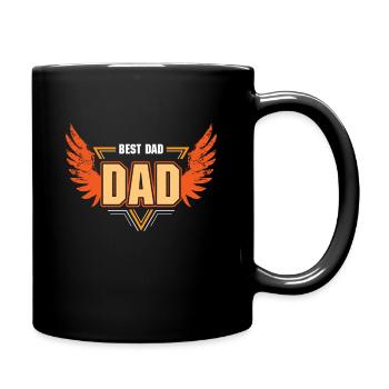 Best Dad best dad - Full Colour Mug - black - Right
