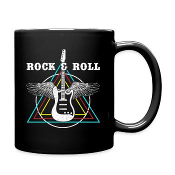 Rock and Roll rock n roll Rocknroll - Tasse einfarbig - Schwarz - Rechts
