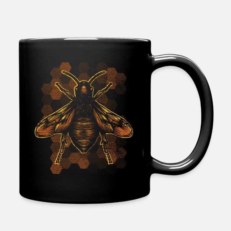 abeille - Mug uni - noir