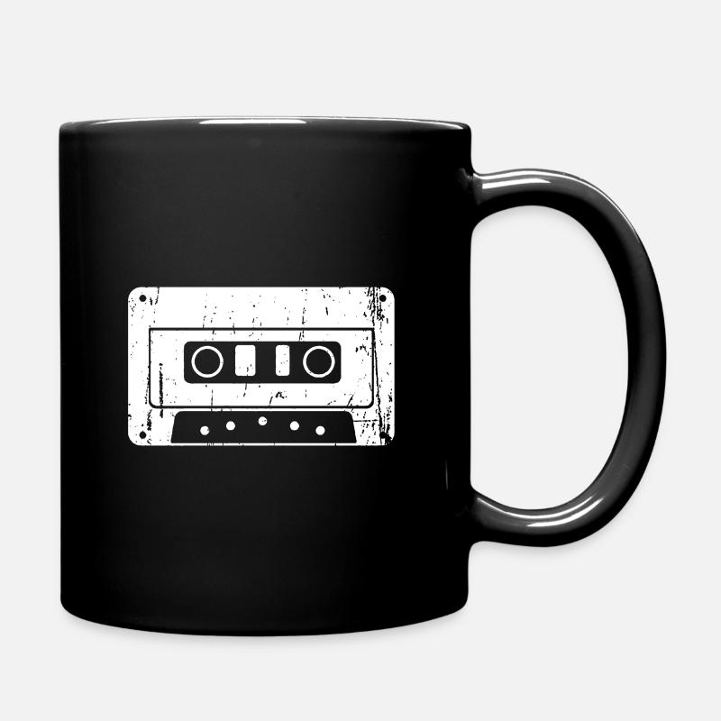 Kassette - Tasse einfarbig - Schwarz