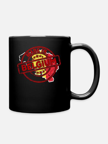 Belgien Belgier - Tasse einfarbig - Schwarz