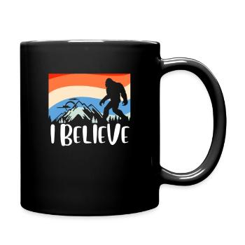 Bigfoot - Tasse einfarbig - Schwarz - Rechts