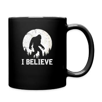 Bigfoot - Tasse einfarbig - Schwarz - Rechts
