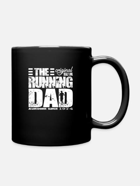 1974 - The Running Dad - Full Colour Mug - black