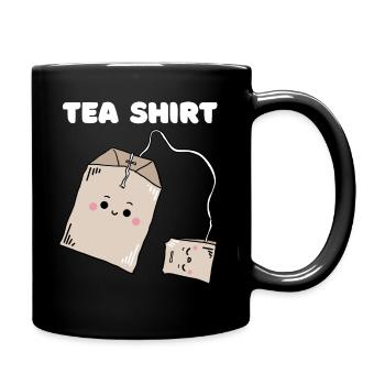 Tea Tee Shirt Funny Funny Pictures Saying Humor - Full Colour Mug - black - Right