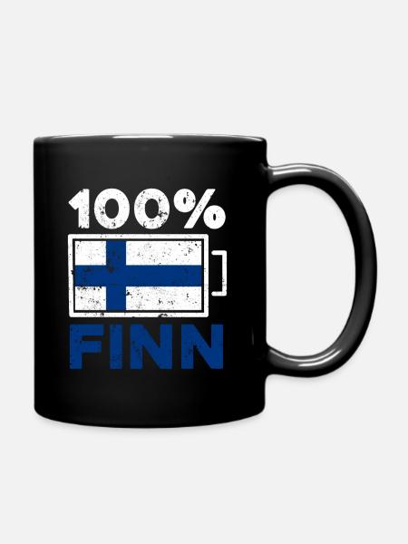 Finnland Identität - Tasse einfarbig - Schwarz