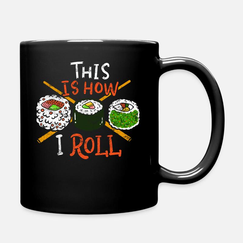 Sushi Sushi Sushi - Mug uni - noir