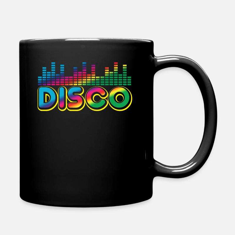 Disco Musik - Tasse einfarbig - Schwarz