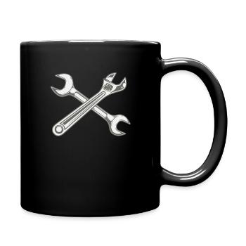 Mechaniker - Tasse einfarbig - Schwarz - Rechts