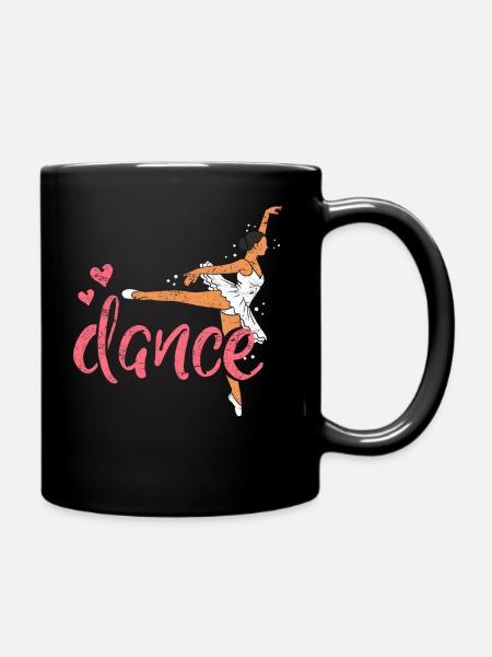 ballet - Tasse einfarbig - Schwarz