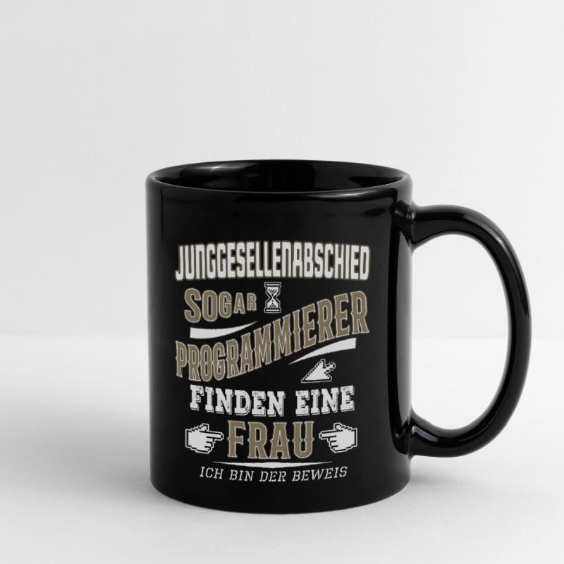 JGA Programmierer Junggesellenabschied Nerd Coder Tasse einfarbig