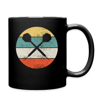 Darts Darts Darts - Full Colour Mug - black - Right