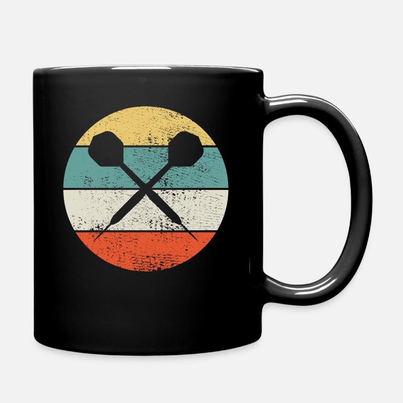 Darts Darts Darts - Tasse einfarbig - Schwarz