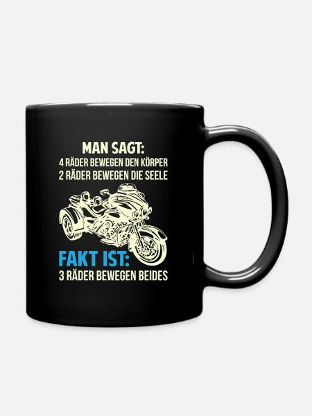 Trike - Tasse einfarbig - Schwarz