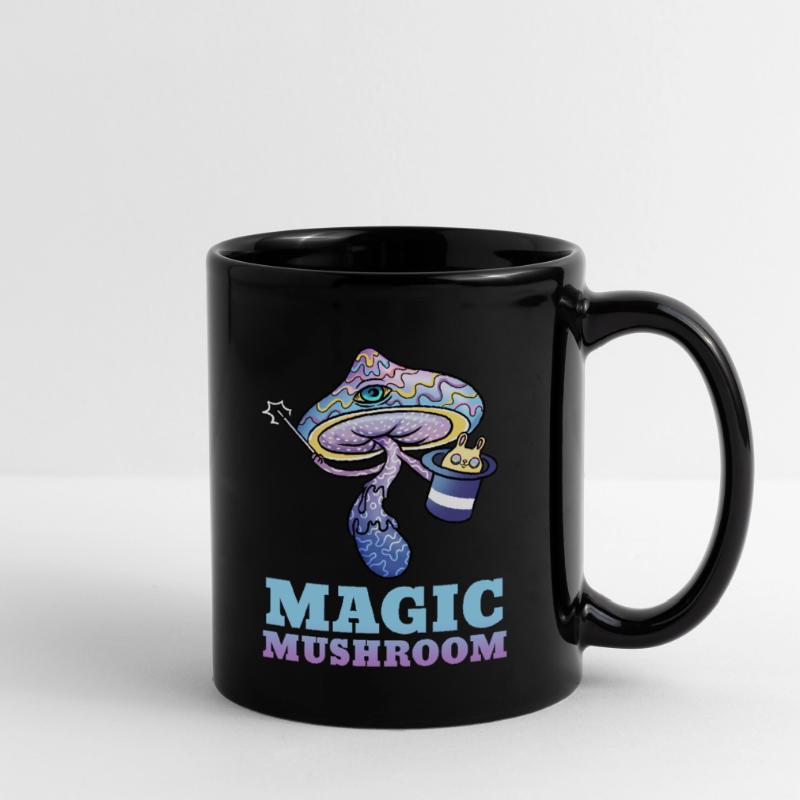 Trippy Psilocybin Toadstool Gift Psy & Goa Full Colour Mug