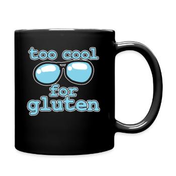 gluten - Full Colour Mug - black - Right