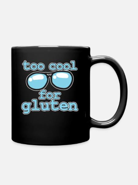 Gluten - Tasse einfarbig - Schwarz
