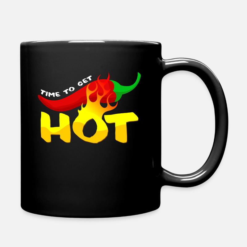 chili - Full Colour Mug - black