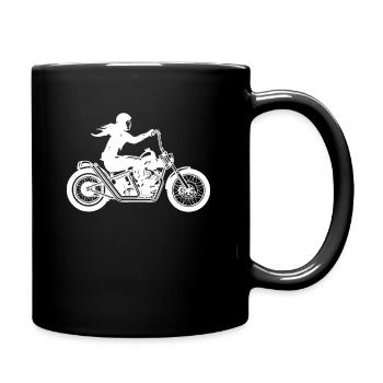 motorcycle - Full Colour Mug - black - Right