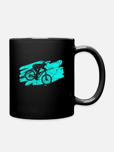 Cycling Cycling Cycling Cycling - Full Colour Mug - black