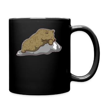 Brown Bear Bear Animal Zoo Animal Park Jungle Gift - Full Colour Mug - black - Right