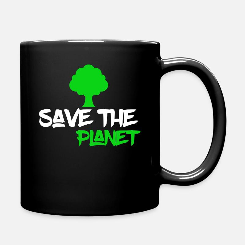 Naturschützer - Tasse einfarbig - Schwarz