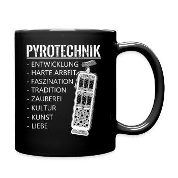 Pyro Fireworks Pyrotechnics - Full Colour Mug - black - Right