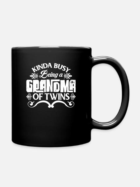 Grand-mère jumeaux - Mug uni - noir