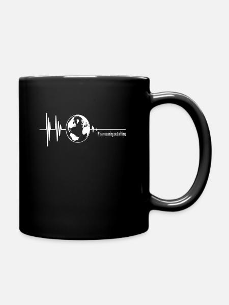Heartbeat for Climate Protection Climate Change Gift - Mug uni - noir
