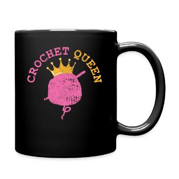 crochet - Mug uni - noir - Droite