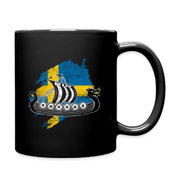 Suède - Mug uni - noir - Droite