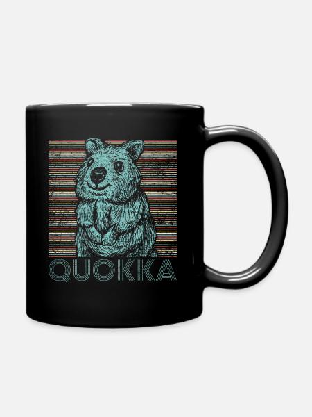 Quokka Australia - Full Colour Mug - black