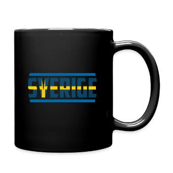 Suède - Mug uni - noir - Droite