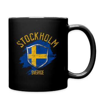 Suède Stockholm - Mug uni - noir - Droite