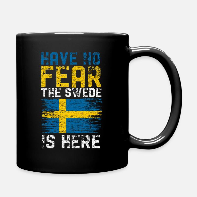 Schweden Schwede - Tasse einfarbig - Schwarz