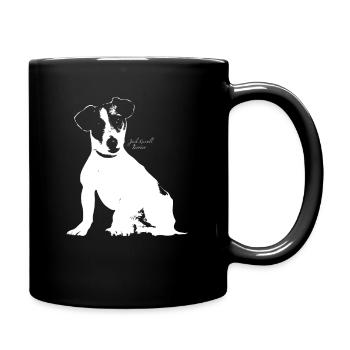 Jack Russell Terrier - Mug uni - noir - Droite