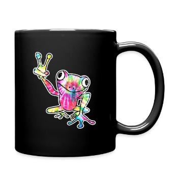 Frog Tree Frog - Full Colour Mug - black - Right
