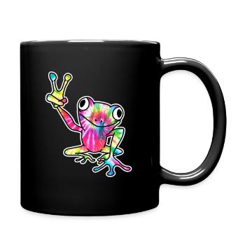 Frog Animal - Full Colour Mug - black - Right