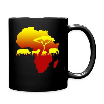 Africa - Mug uni - noir - Droite