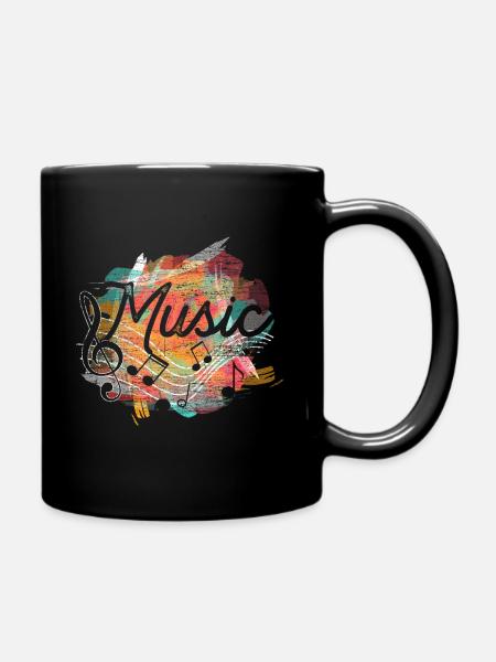 Musique Clef - Mug uni - noir