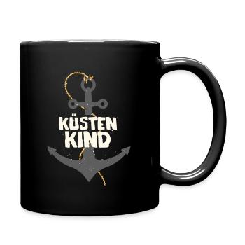 Coastal Anchor North German Maritime - Full Colour Mug - black - Right