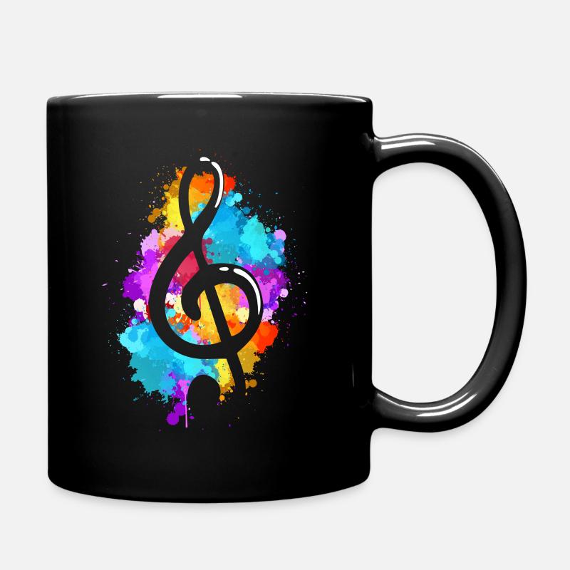 Clé de musique - Mug uni - noir